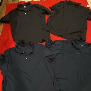 ALL FOR$18 Lands' End Men's Navy & Black Polo Shirts